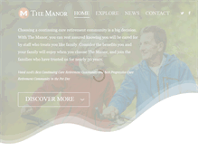 Tablet Screenshot of methodist-manor.com